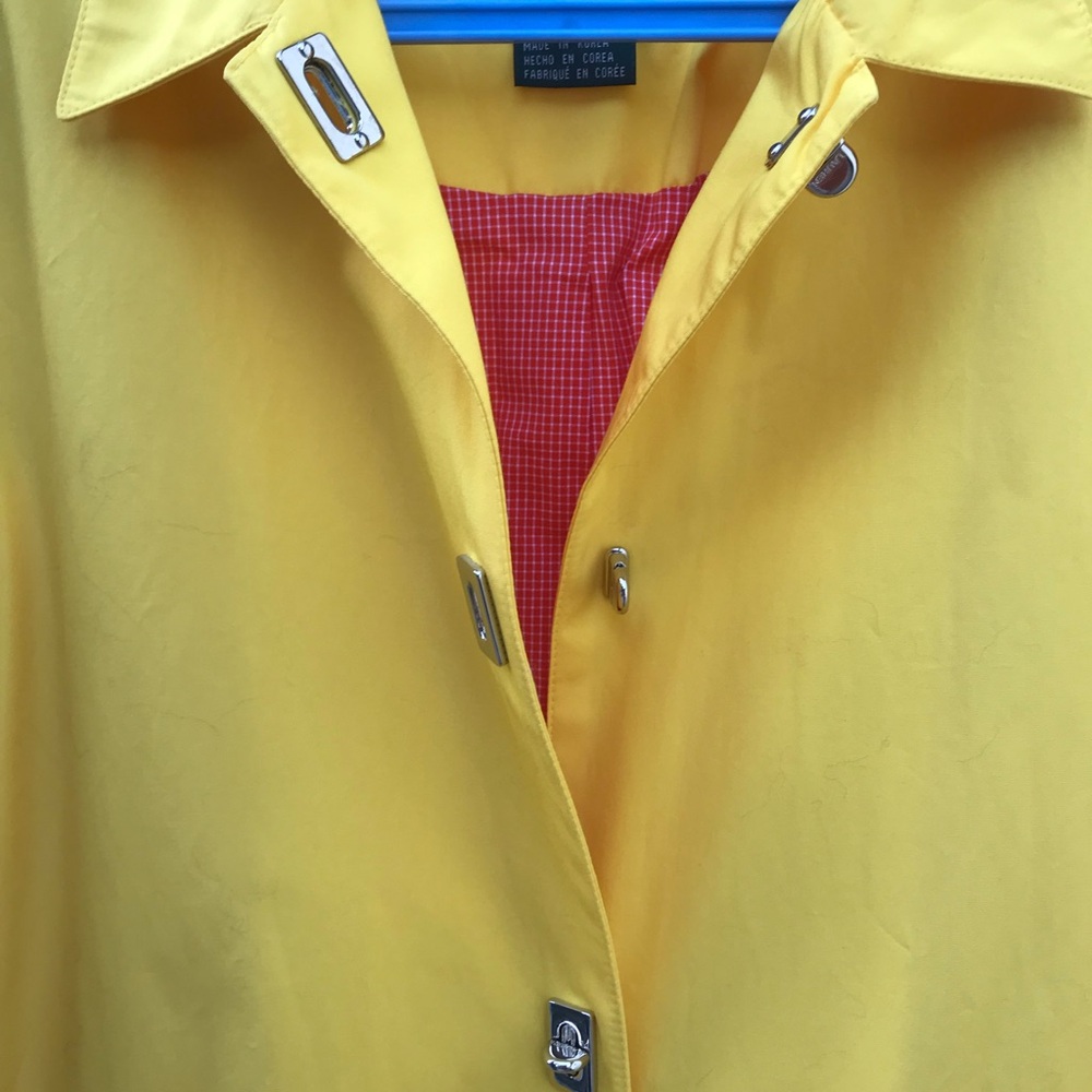 Lauren Ralph Lauren Bright Yellow Trench Coat